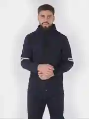 Синий меланж спортивный костюм мужской