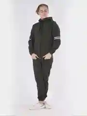 Зелёный хаки спортивный костюм мужской