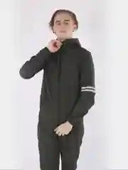 Зелёный хаки спортивный костюм мужской
