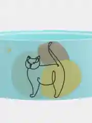 Светло-синий миска пластиковая для кошек и собак, поилка для корма и воды 0,3 л