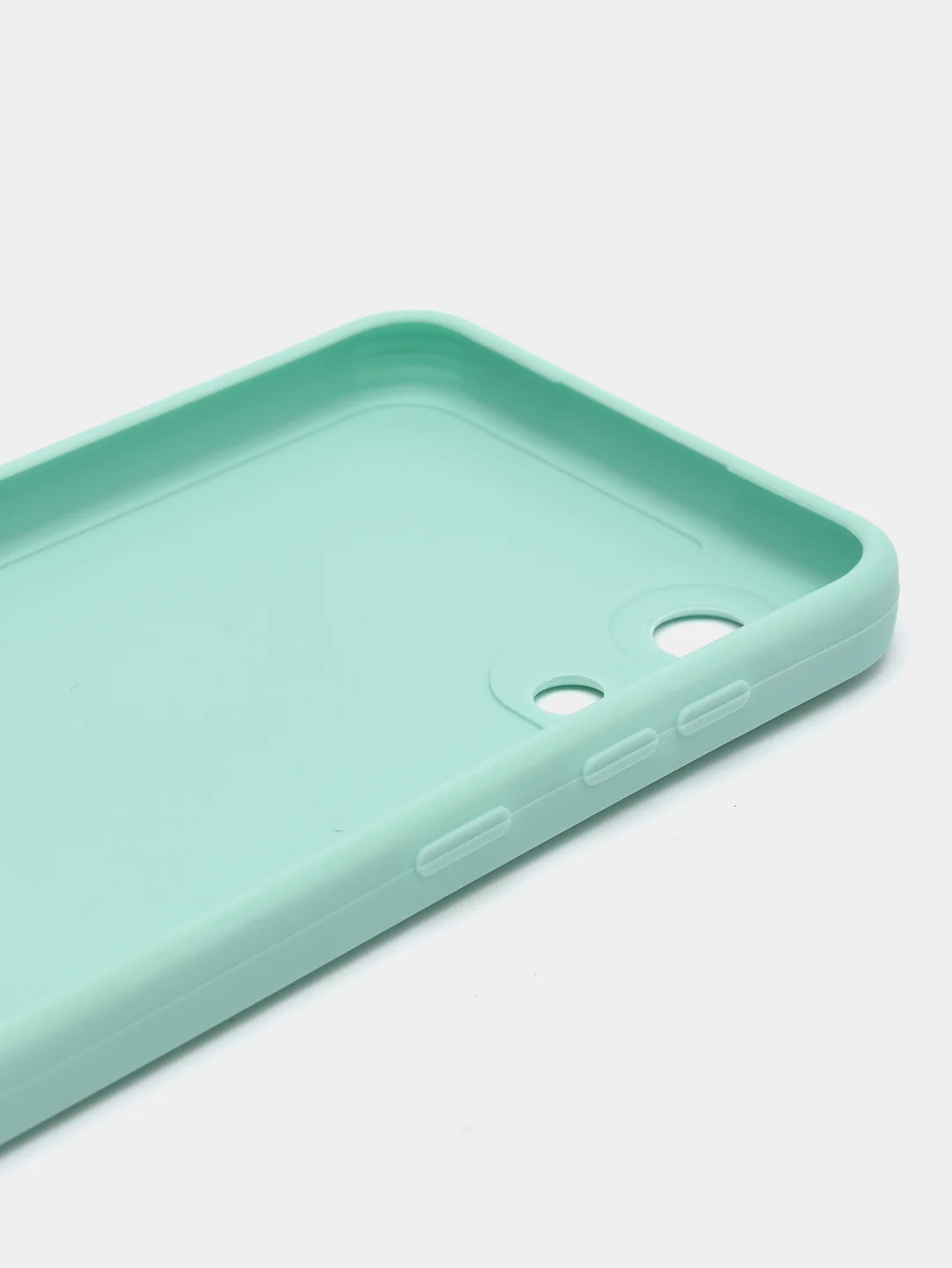 Мятный силиконовый чехол для Samsung Galaxy A03 core (Самсунг Галакси А03 Кор)