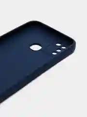 Темно-синий чехол для Infinix Hot 10 Lite (Инфиникс Хот 10 Лайт), силиконовый