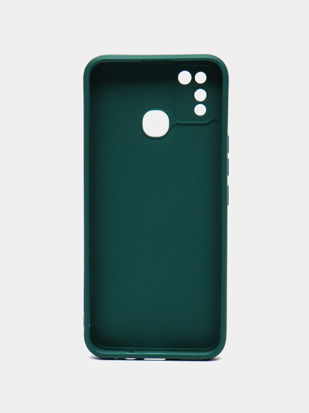 Тёмно-зелёный чехол для Infinix Hot 10 Lite (Инфиникс Хот 10 Лайт), силиконовый