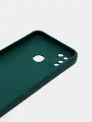 Тёмно-зелёный чехол для Infinix Hot 10 Lite (Инфиникс Хот 10 Лайт), силиконовый