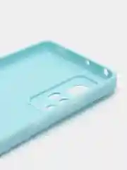 Голубой чехол Xiaomi 12, Xiaomi 12X силиконовый (Сяоми 12, 12Х)