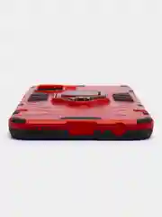 Красный чехол противоударный с кольцом на Realme 10 4G (Реалми 10 4G)