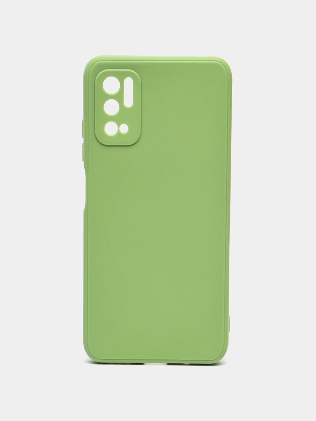 Зеленый чехол силиконовый для Redmi Note 10T ,Note 10 5G ,POCO M3 Pro (Редми нот 10, поко м3)
