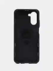 Черный чехол противоударный с кольцом на Realme 10 4G (Реалми 10 4G)