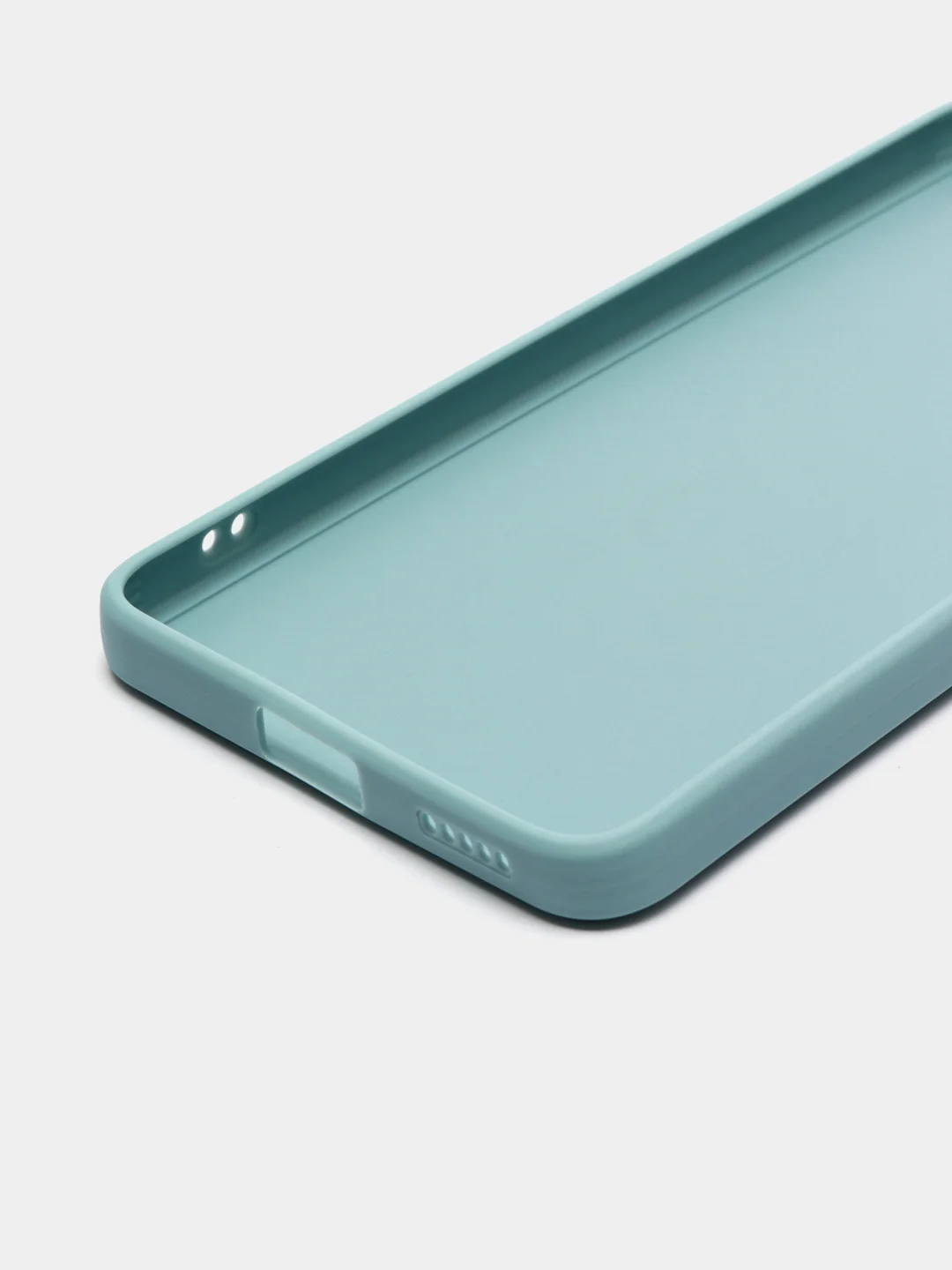 Светло-синий силиконовый чехол для Xiaomi 12 Lite (Сяоми 12 Лайт), прозрачный