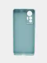 Светло-синий силиконовый чехол для Xiaomi 12 Lite (Сяоми 12 Лайт), прозрачный