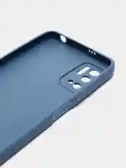 Синий меланж чехол силиконовый для Redmi Note 10T ,Note 10 5G ,POCO M3 Pro (Редми нот 10, поко м3)