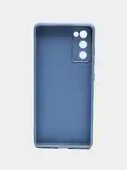 Синий меланж чехол Samsung Galaxy S20 FE (S20FE, Fan Edition) силиконовый (Самсунг Галакси С20 ФЕ)
