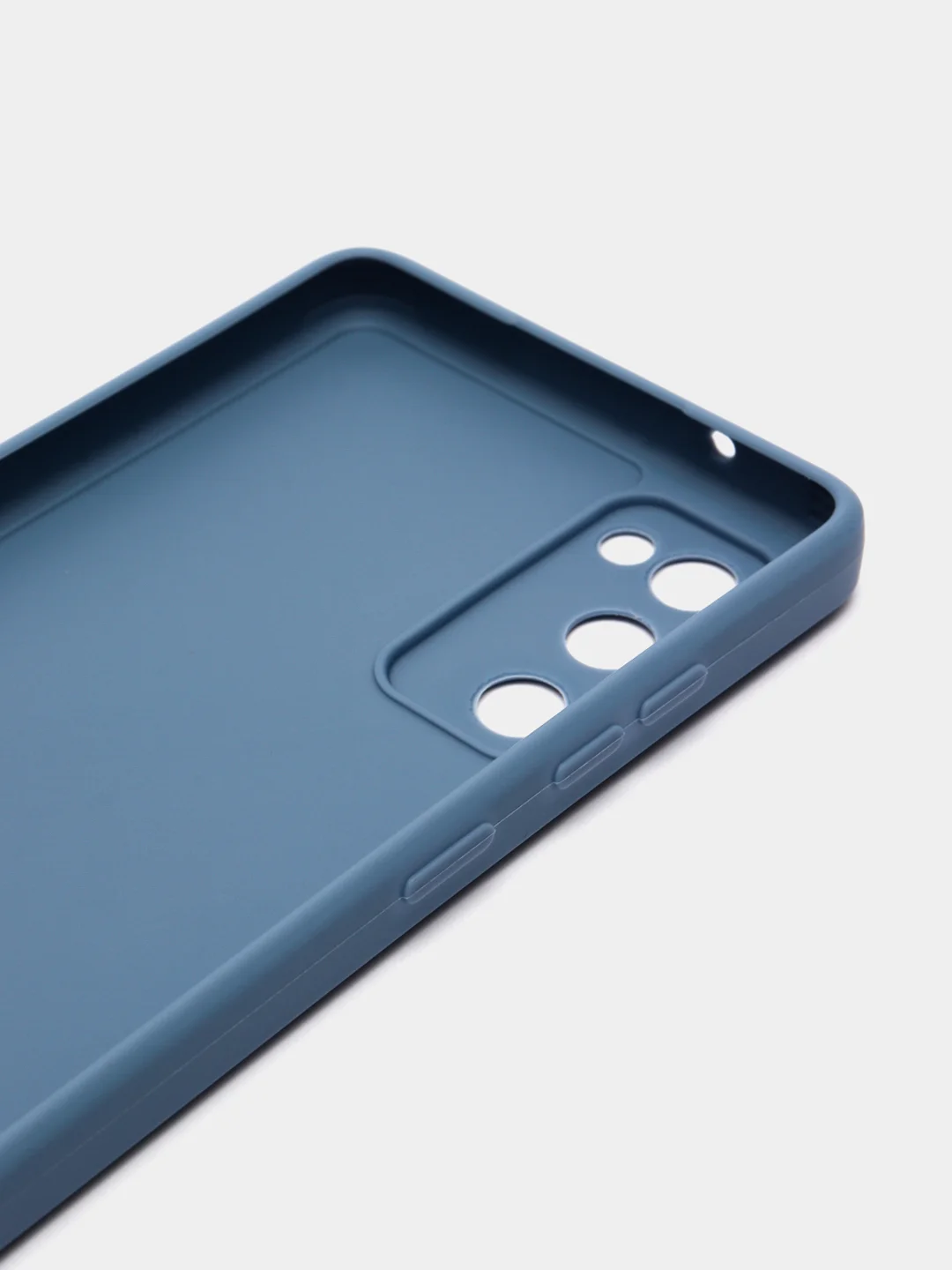 Синий меланж чехол Samsung Galaxy S20 FE (S20FE, Fan Edition) силиконовый (Самсунг Галакси С20 ФЕ)