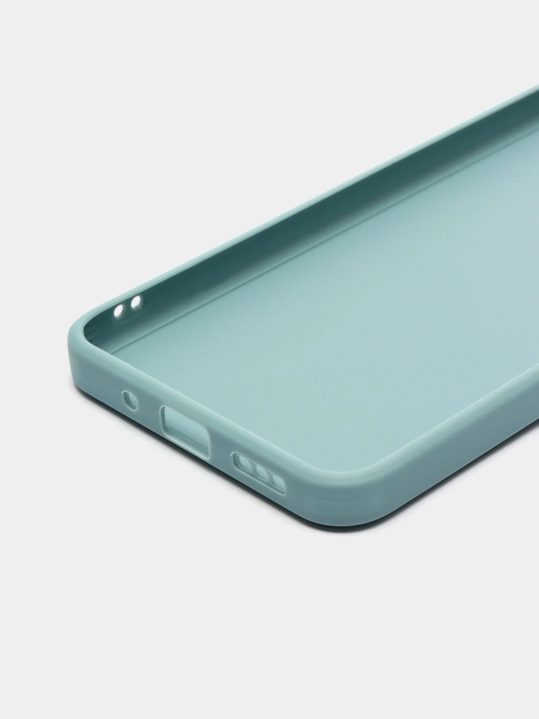 Светло-синий силиконовый чехол для Xiaomi Redmi 9A (Сяоми Редми 9А), прозрачный