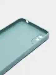 Светло-синий силиконовый чехол для Xiaomi Redmi 9A (Сяоми Редми 9А), прозрачный
