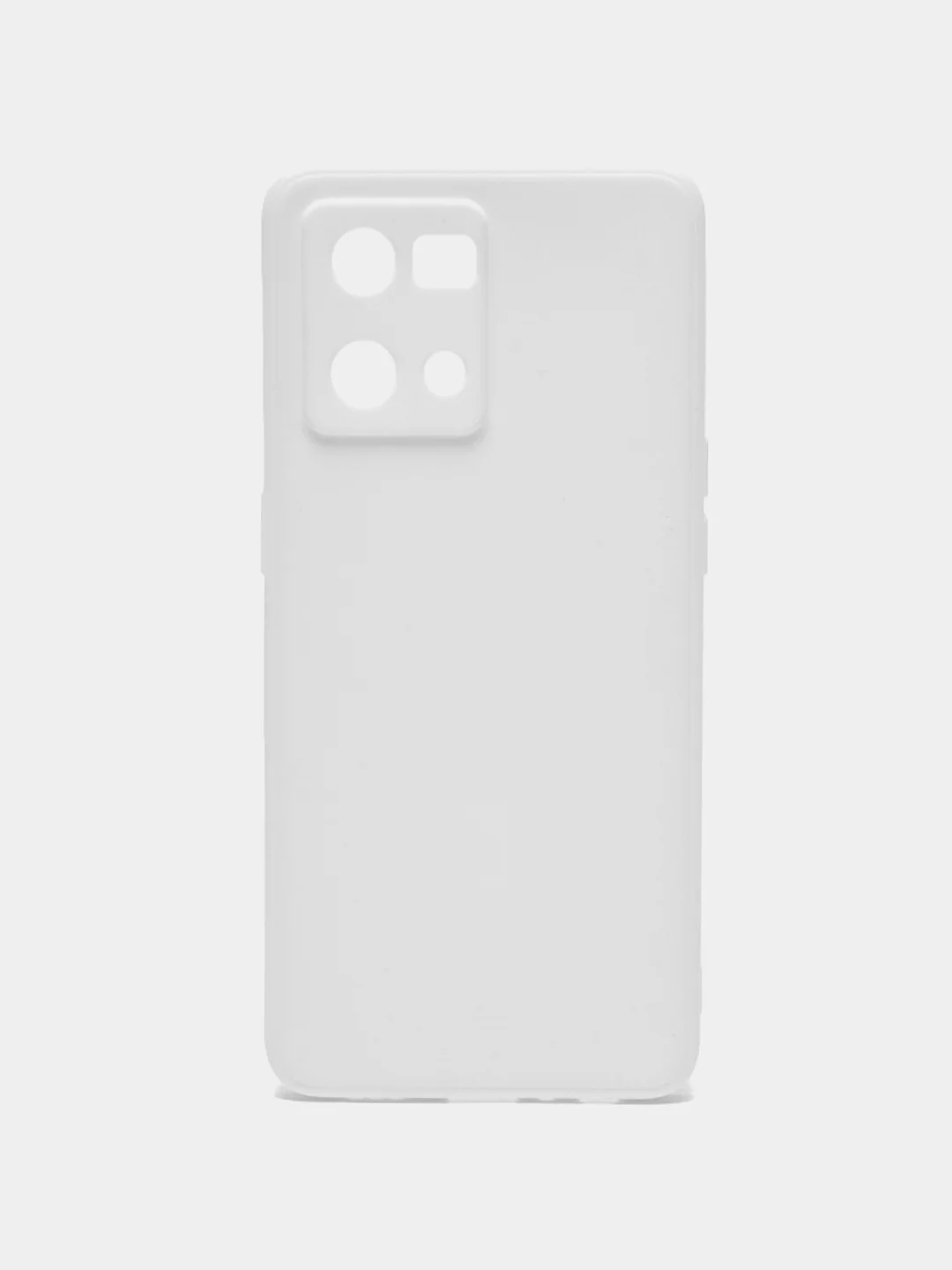 Белый чехол для OPPO Reno 7 4G / Reno 8 4G / Оппо Рено , силиконовый