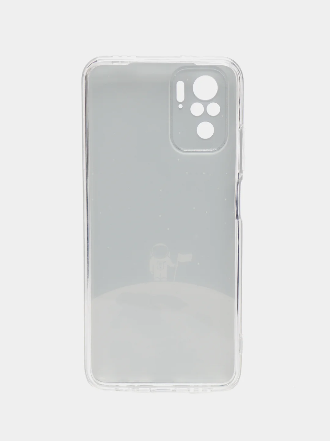 Серебряный чехол на Xiaomi Redmi Note 10/Note 10S/Poco M5s / Сяоми Редми Нот 10/10С с рисунком