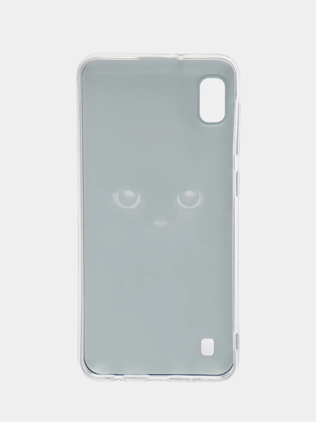 Шоколадный силиконовый чехол на Samsung Galaxy A10 / Самсунг А10 прозрачный с рисунком, защита камеры