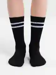 Носки женские, черные, высокие