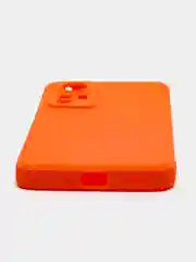 Оранжевый чехол Xiaomi 12, Xiaomi 12X силиконовый (Сяоми 12, 12Х)