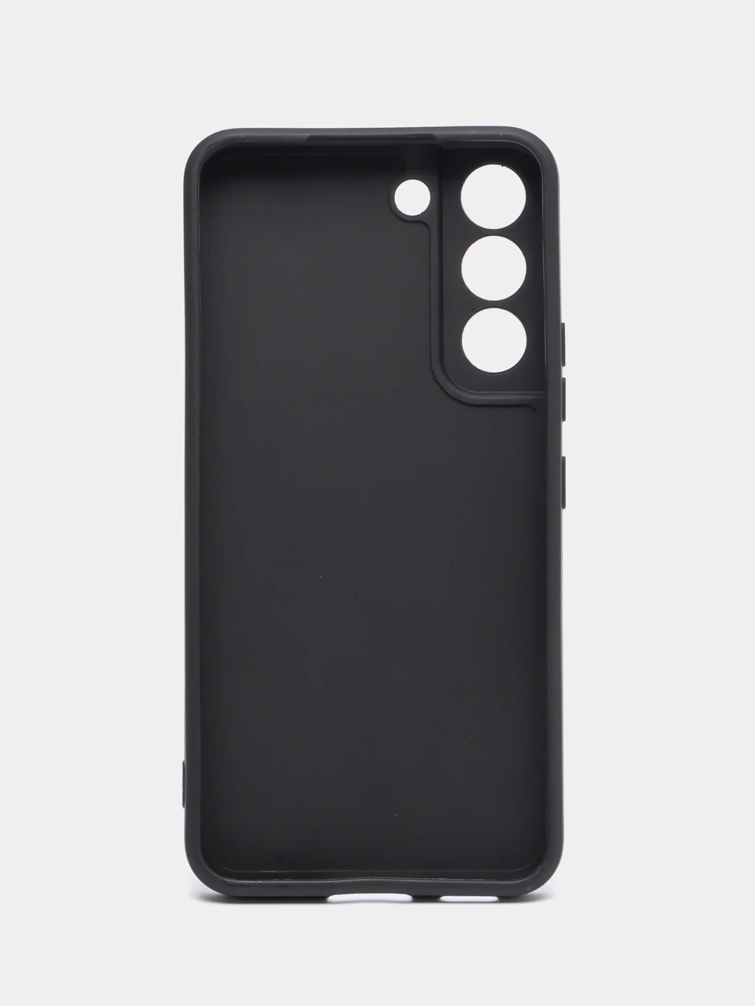 Черный чехол Samsung Galaxy S22 (Самсунг Галакси С22), силиконовый