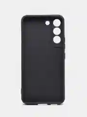Черный чехол Samsung Galaxy S22 (Самсунг Галакси С22), силиконовый