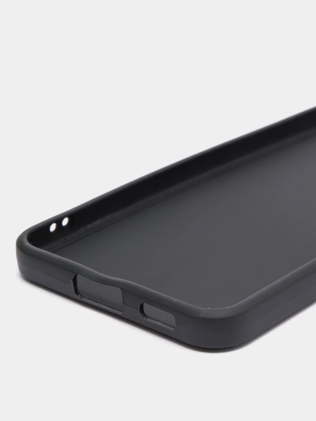 Черный чехол Samsung Galaxy S22 (Самсунг Галакси С22), силиконовый