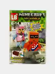 Фигурки персонажей для конструктора Minecraft My World (Майнкрафт)