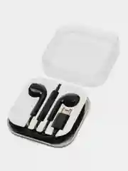Черный наушники с микрофоном Borofone BM80, с кабелем Jack 3.5 mm/Type-C