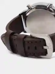 Бордовый часы мужские с кварцевым механизмом