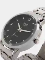 Черный мужские наручные часы с кварцевым механизмом