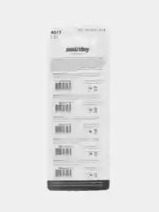 Батарейки Smartbuy AG13 (LR44, L1154, A76, G13, 357, 303, SR44, V13GA) для игрушек