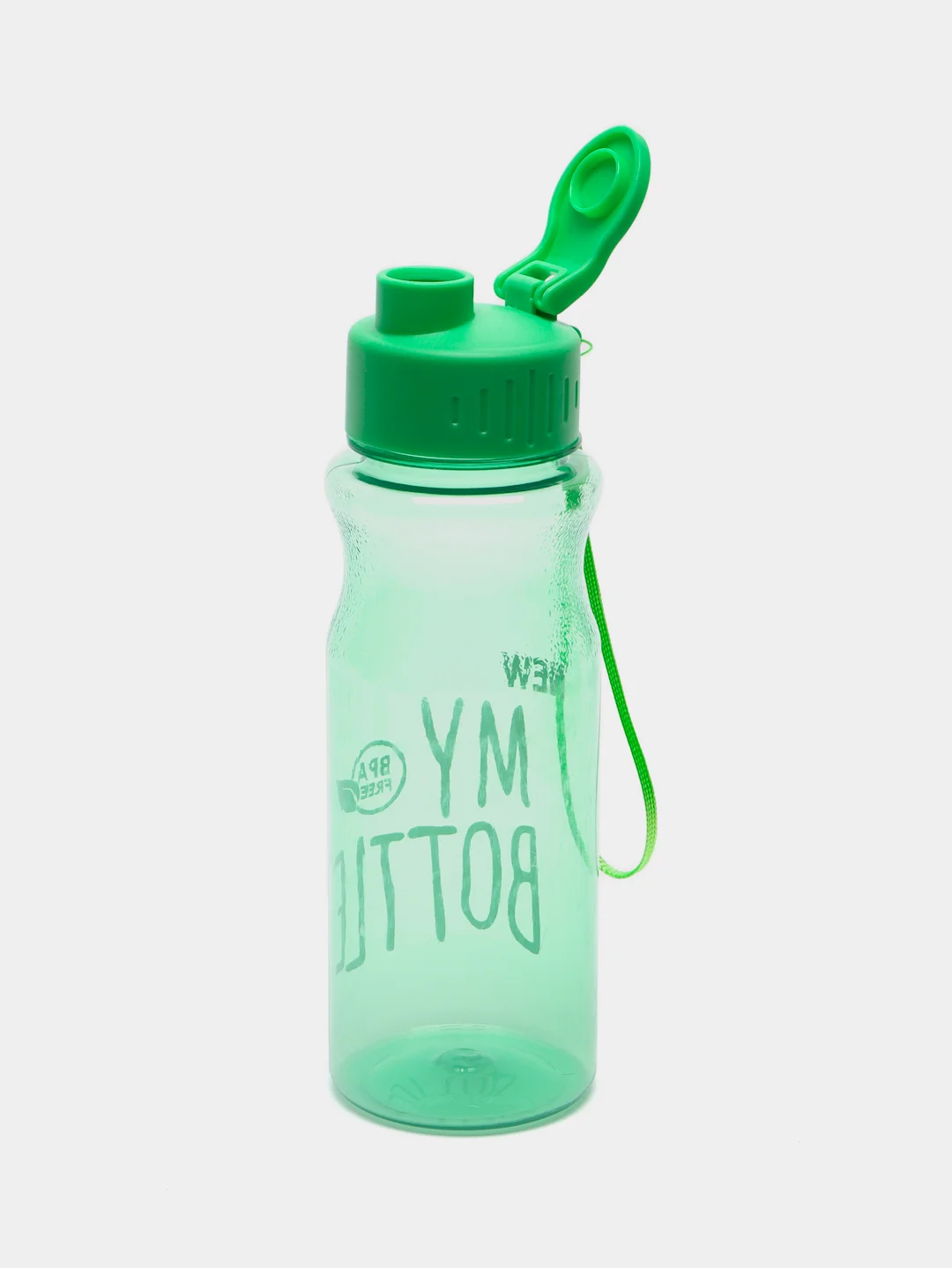 Лайм бутылка для воды "My bottle", 500 мл, 6.5 х 22 см