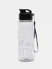 Серый бутылка для воды "My bottle", 500 мл, 6.5 х 22 см