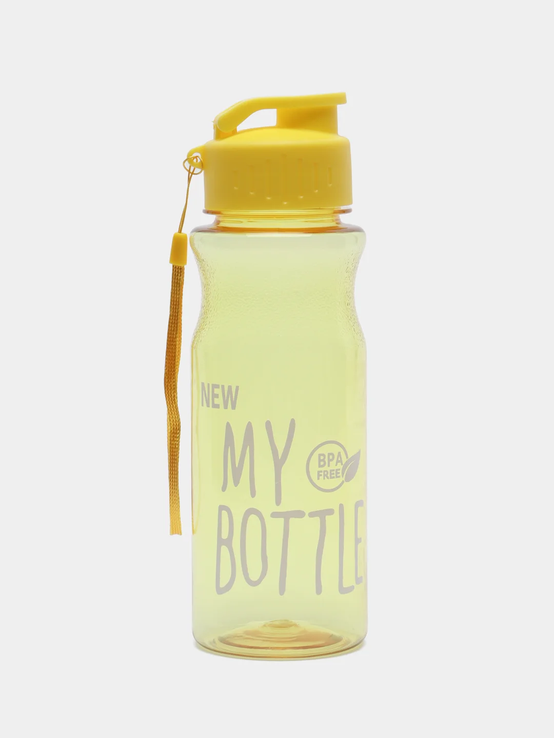 Лимонный бутылка для воды "My bottle", 500 мл, 6.5 х 22 см