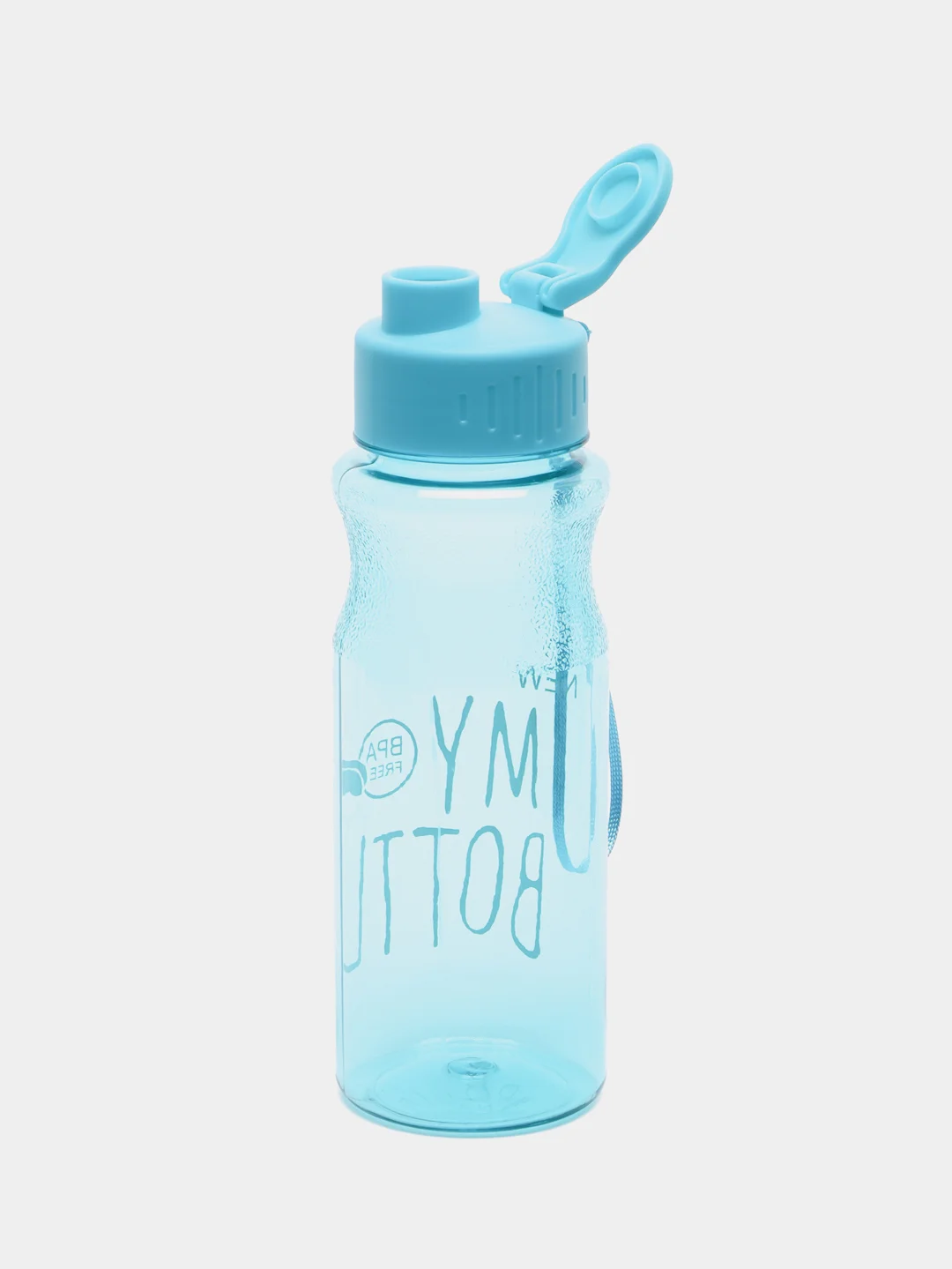 Бирюзовый бутылка для воды "My bottle", 500 мл, 6.5 х 22 см
