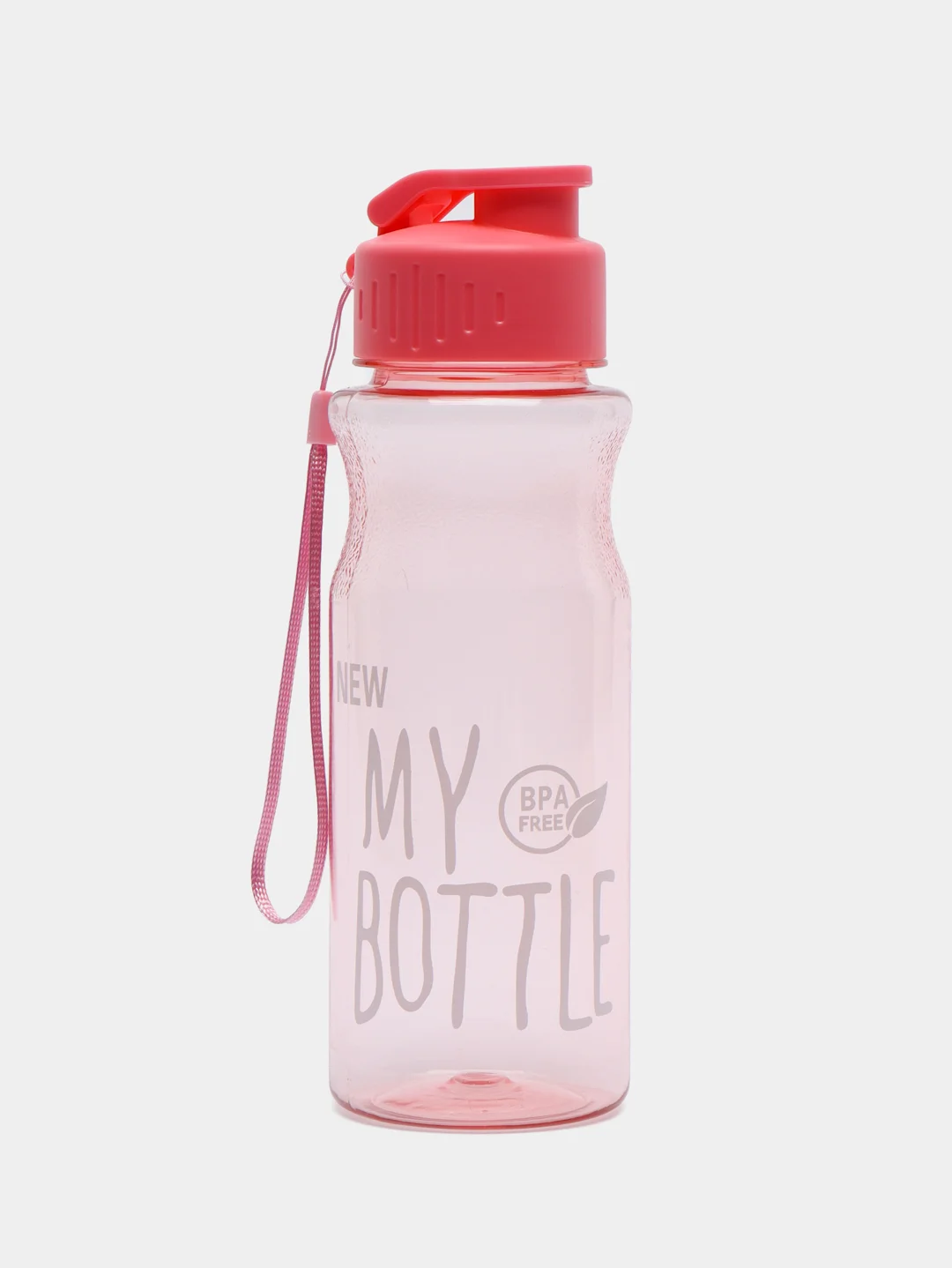 Розовый бутылка для воды "My bottle", 500 мл, 6.5 х 22 см