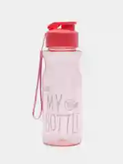 Розовый бутылка для воды "My bottle", 500 мл, 6.5 х 22 см