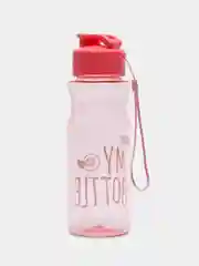 Розовый бутылка для воды "My bottle", 500 мл, 6.5 х 22 см