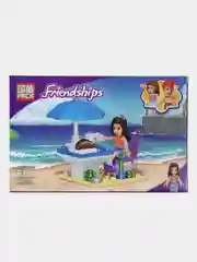 Бордовый конструктор для девочек PRCK "Friendships: На курорте"