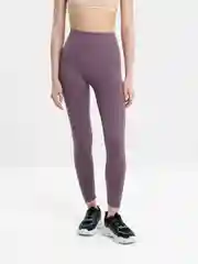 Сиреневый лосины женские спортивные, леггинсы, высокая посадка