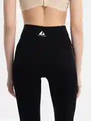Черный лосины женские спортивные, леггинсы, высокая посадка