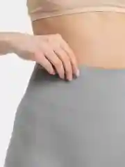 Серебряный лосины женские спортивные, леггинсы, высокая посадка