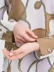 Кремовый блузка женская "Tiffan"