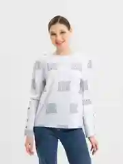Белый блузка женская "Tiffan"