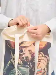 Бордовый сумка-шоппер, сумка на плечо, пляжная сумка Бригада, Брат, Орда, разные принты