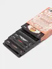Пастельно-коралловый аниме карты игральные коллекционные
