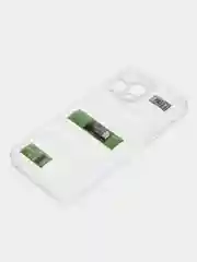 Зеленый чехол на iPhone 11, 12, 13, 7, 8 Plus, XR, XS, 14 Pro Max, силиконовый айфон