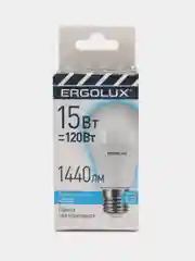 Лампа светодиодная Ergolux Е27, 15 Вт, LED-A60-15W-E27
