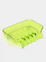 Зеленый мыльница на присоске
